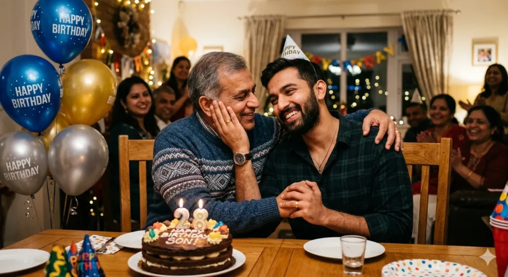 Celebration father heartfelt blessing birthday wishes for son