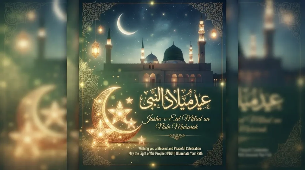 Eid Milad un Nabi Wishes for Social Media Captions