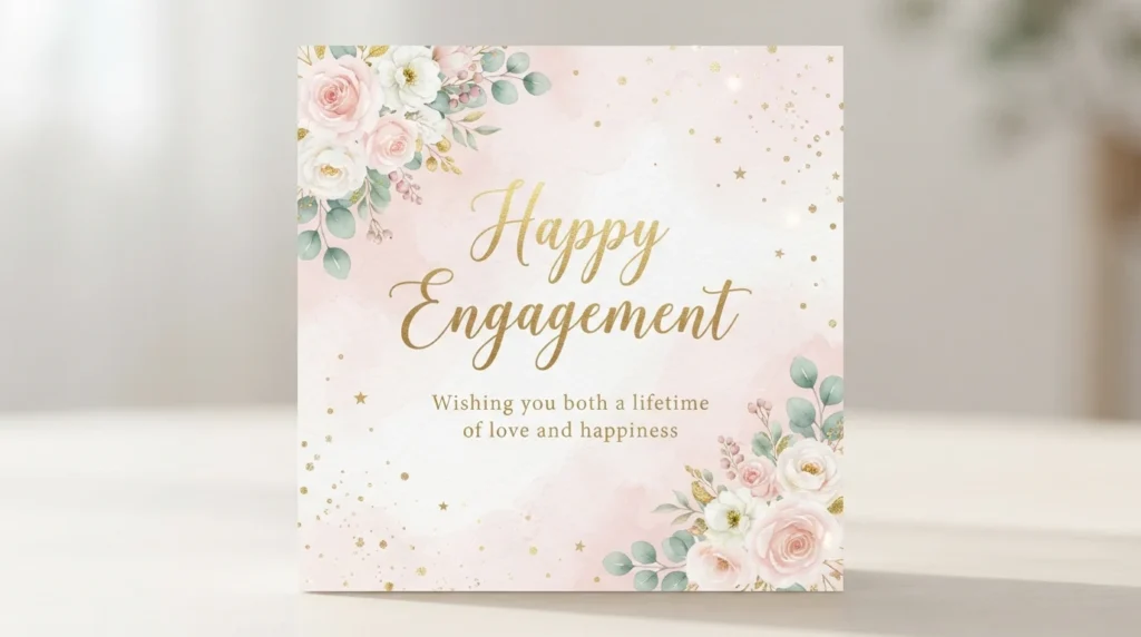 Happy Engagement Wishes for Social Media Captions