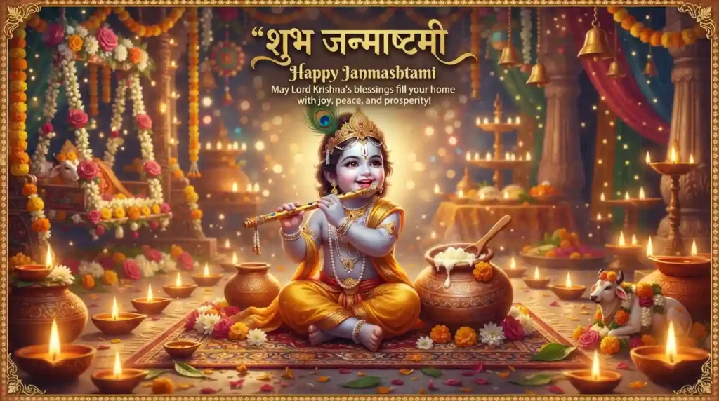  Janmashtami Wishes for WhatsApp and Social Media