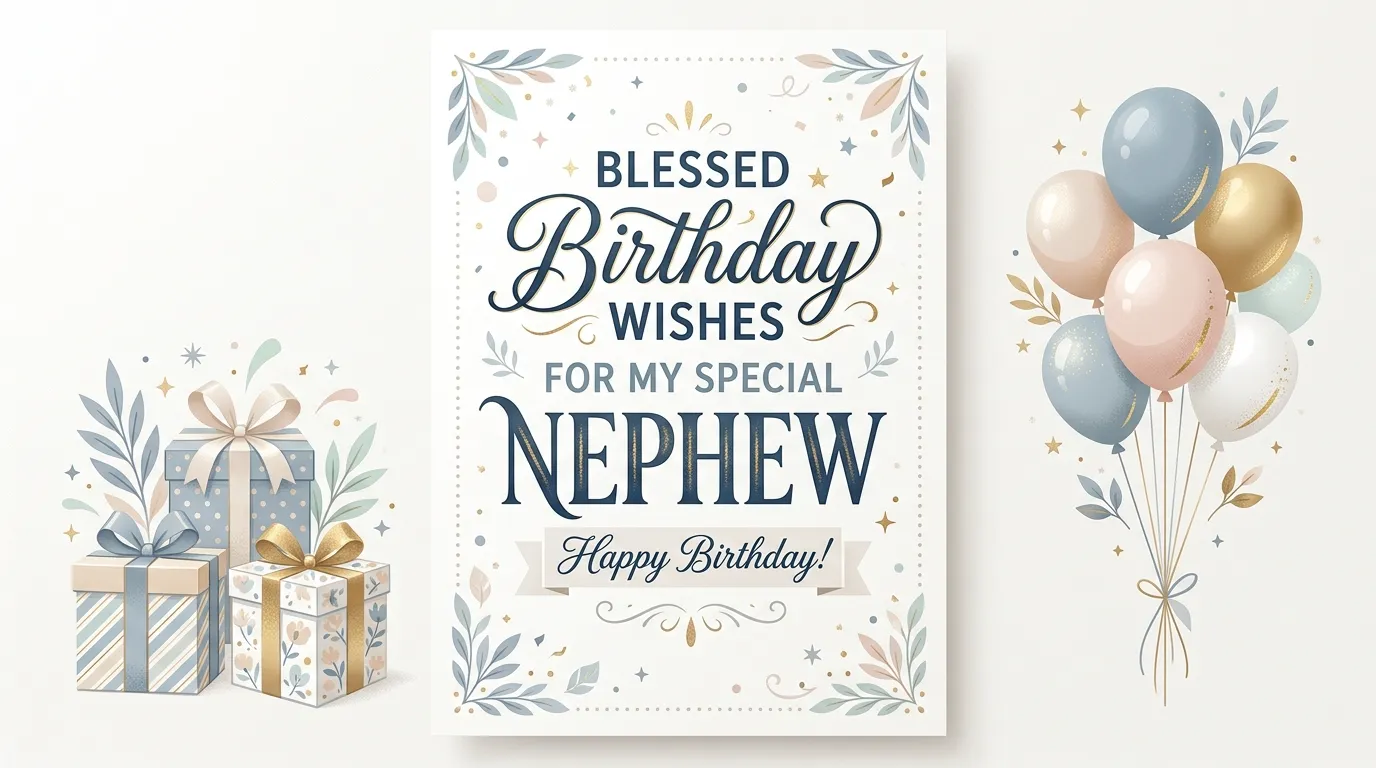 Blessed Birthday Wishes for Nephew