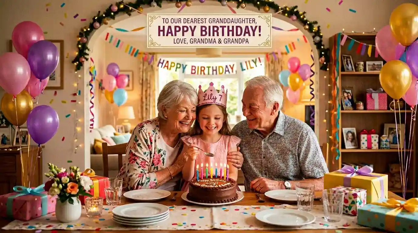 Granddaughter Birthday Wishes from Grandparents