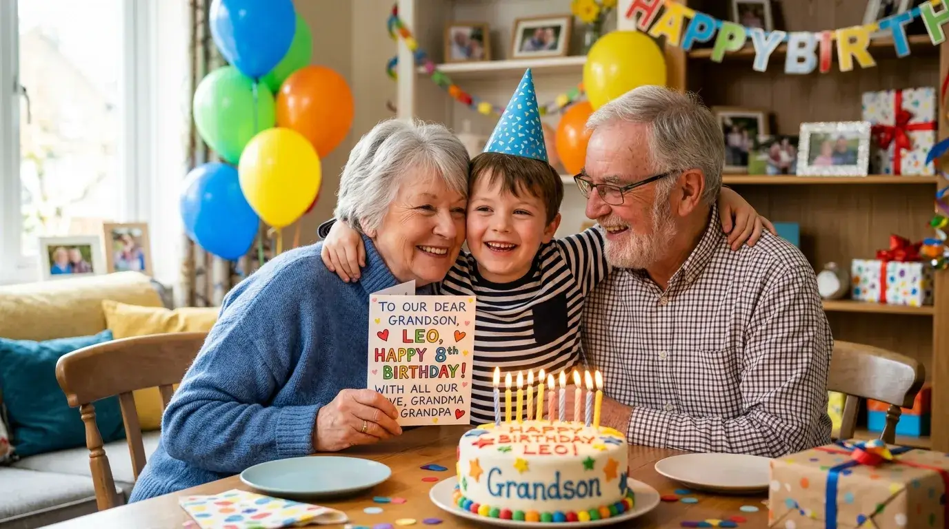 Grandson Birthday Wishes from Grandparents