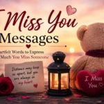 I Miss You Messages